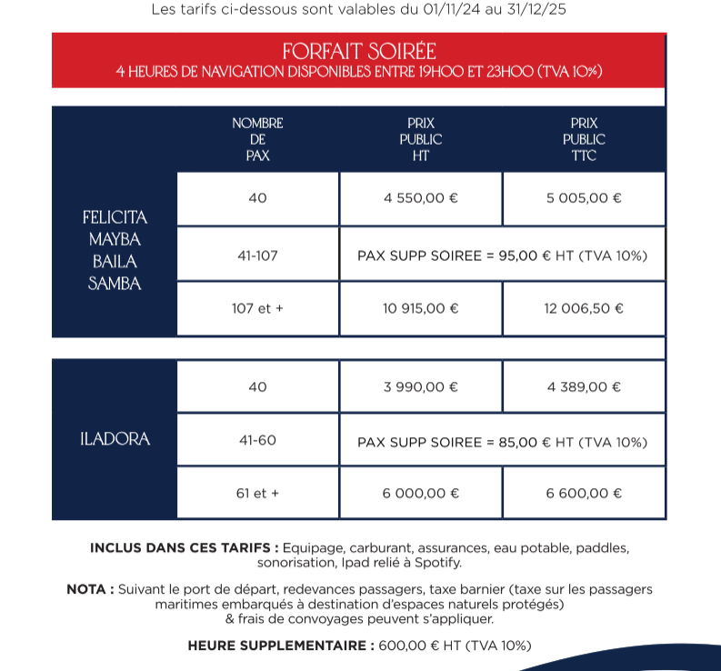 Location maxi Catamaran Mayba pour 200 ou 250 personnes à NICE.