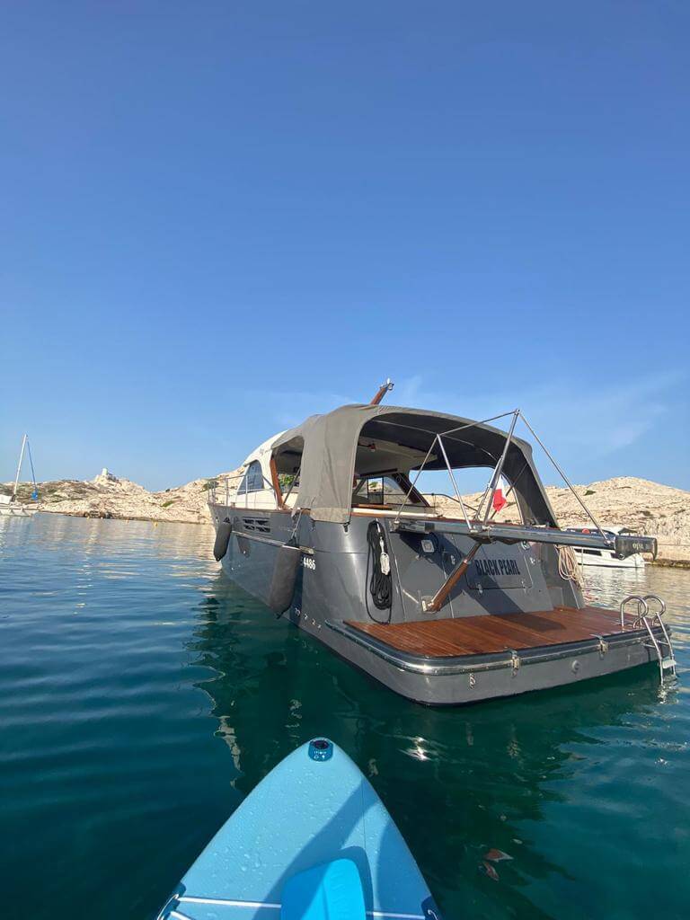 Location de yacht Marseille: Arcoa Mystic 39 - Black Pearl, Marseille : pont arriere