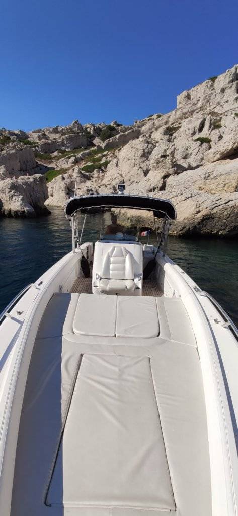 Location de Craft 360 Open : Al Dhaen à Marseille - Bateau agréé Parc National des Calanques