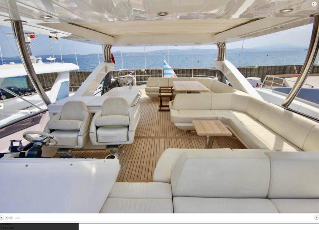 Location de yacht avec skipper pour 8 personnes - Yachting Boat 13 - Sunseeker 75' - salle à manger
