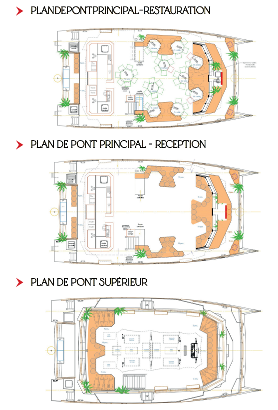 Location maxi Catamaran Mayba pour 200 ou 250 personnes à NICE.