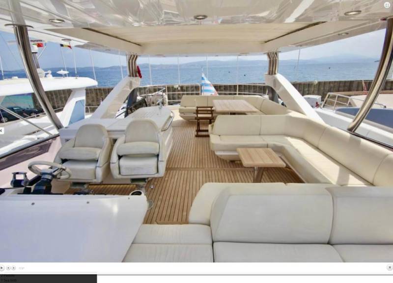 Location de yacht avec skipper pour 8 personnes - Yachting Boat 13 - Sunseeker 75' - salle à manger
